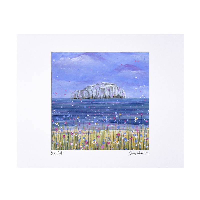 Bass Rock, Firth of Forth - Limited Edition Print with Mount